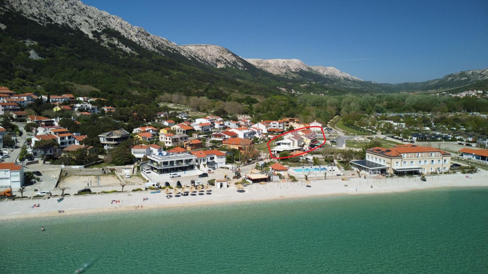 Apartments Mikulan Beach Baška Exterior foto